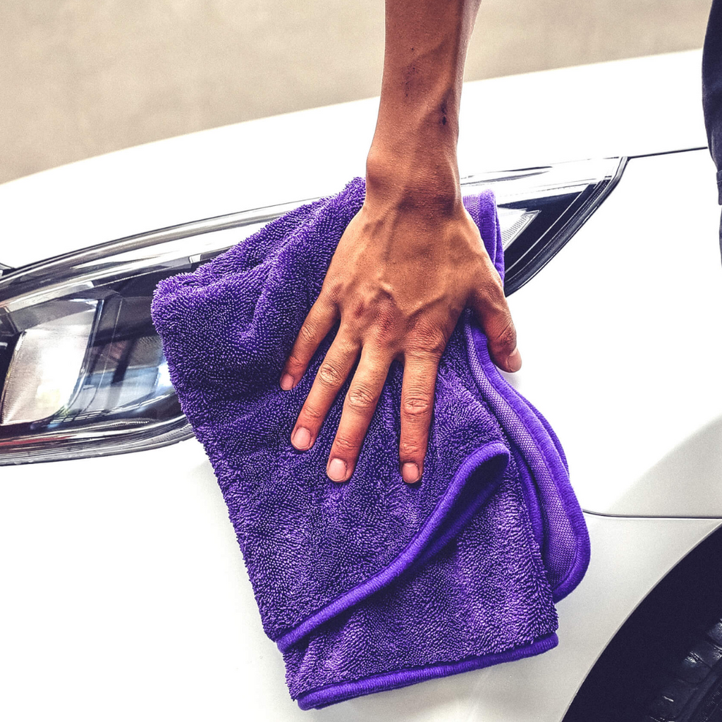 MaxShine - Purple Twisted Loop Drying Towel 60X90 – 600GSM